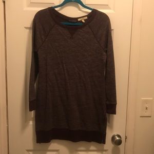 Tunic length sweatshirt from Banana Republic